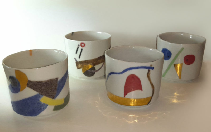 imaginig architectures, set of mugs